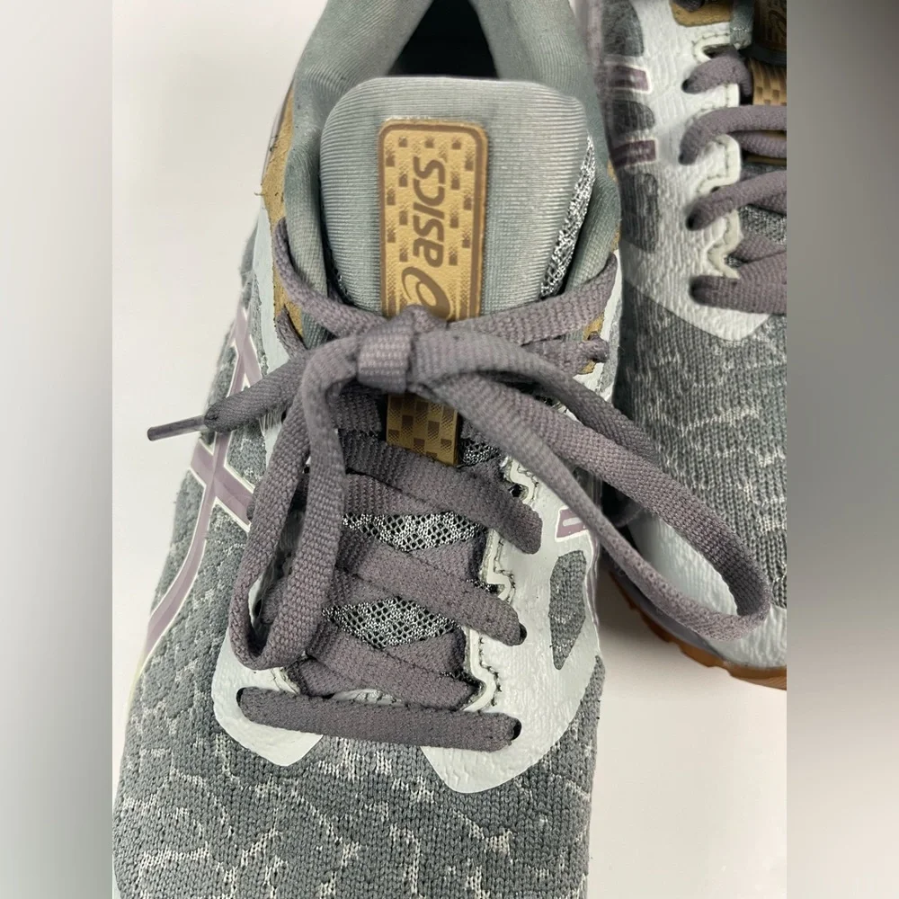 ASICS Women's Gel-Kayano 26 Running Shoes US 8.5 Glacier Grey/Lavender Grey - Picture 6 of 10